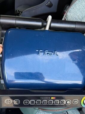 T-fal OptiGrill Blue Electric Indoor Grill